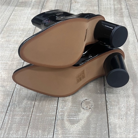 Rag & Bone Wiley Leather High Ankle Boots Black Patent size 6.5 - Picture 5 of 5